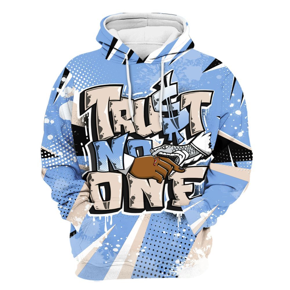 Hoodie To Match Air Max 1 Royal Pulse - Poly Trust No One Dripping All Over Print