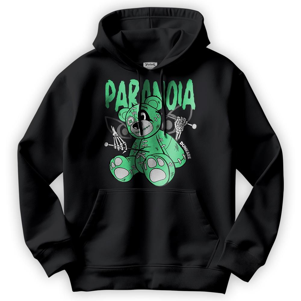 Sweatshirt To Match Hoodie Paranoia Bear, 3 Green Glow Hoodie To Match Sneaker 2704 NCMD