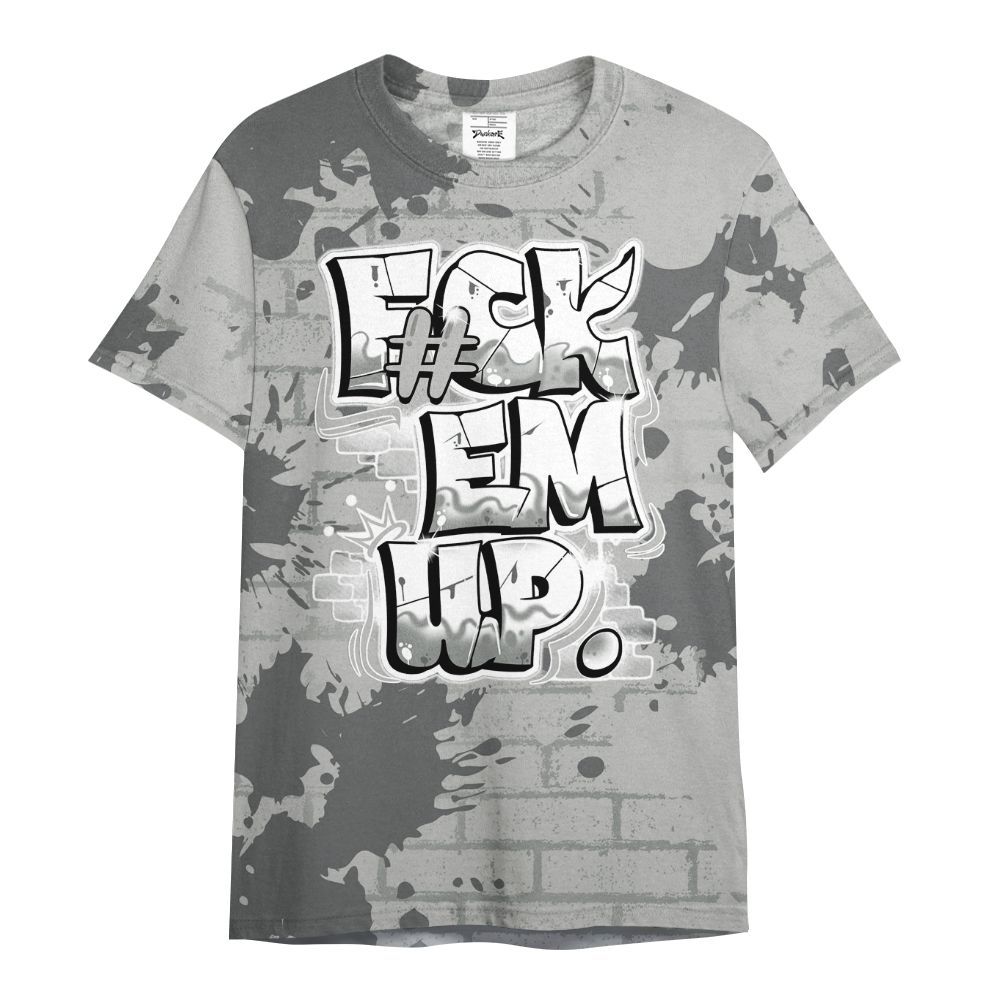 Shirt To Match Retro Wet Cement 4s - F#ck Em Graphic Brick Art All Over Print