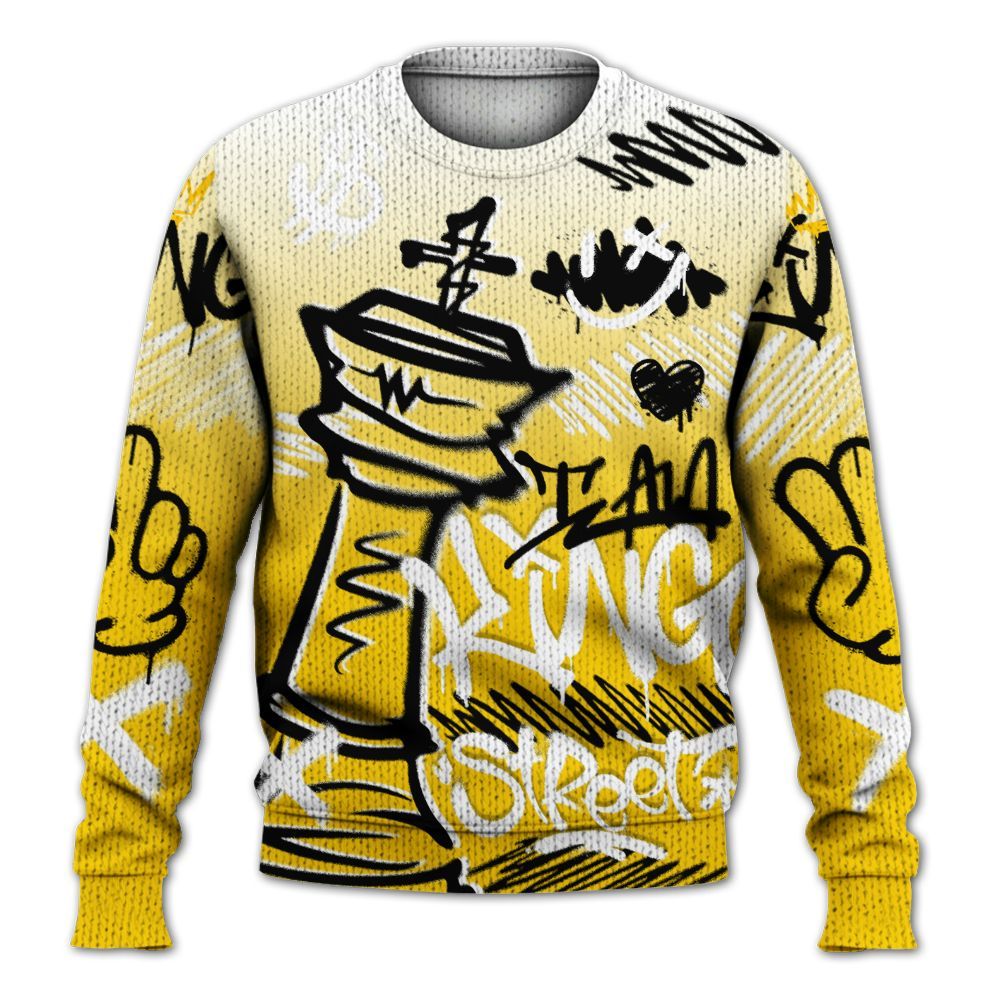 Knitted Sweater To Match Corteiz Air Max 95 Tour Yellow - Street King Chess Streetwear