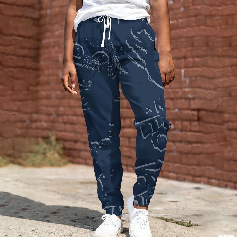 Sweatpant To Match Retro Olympic 6s - Monogram Graffiti All Over Print
