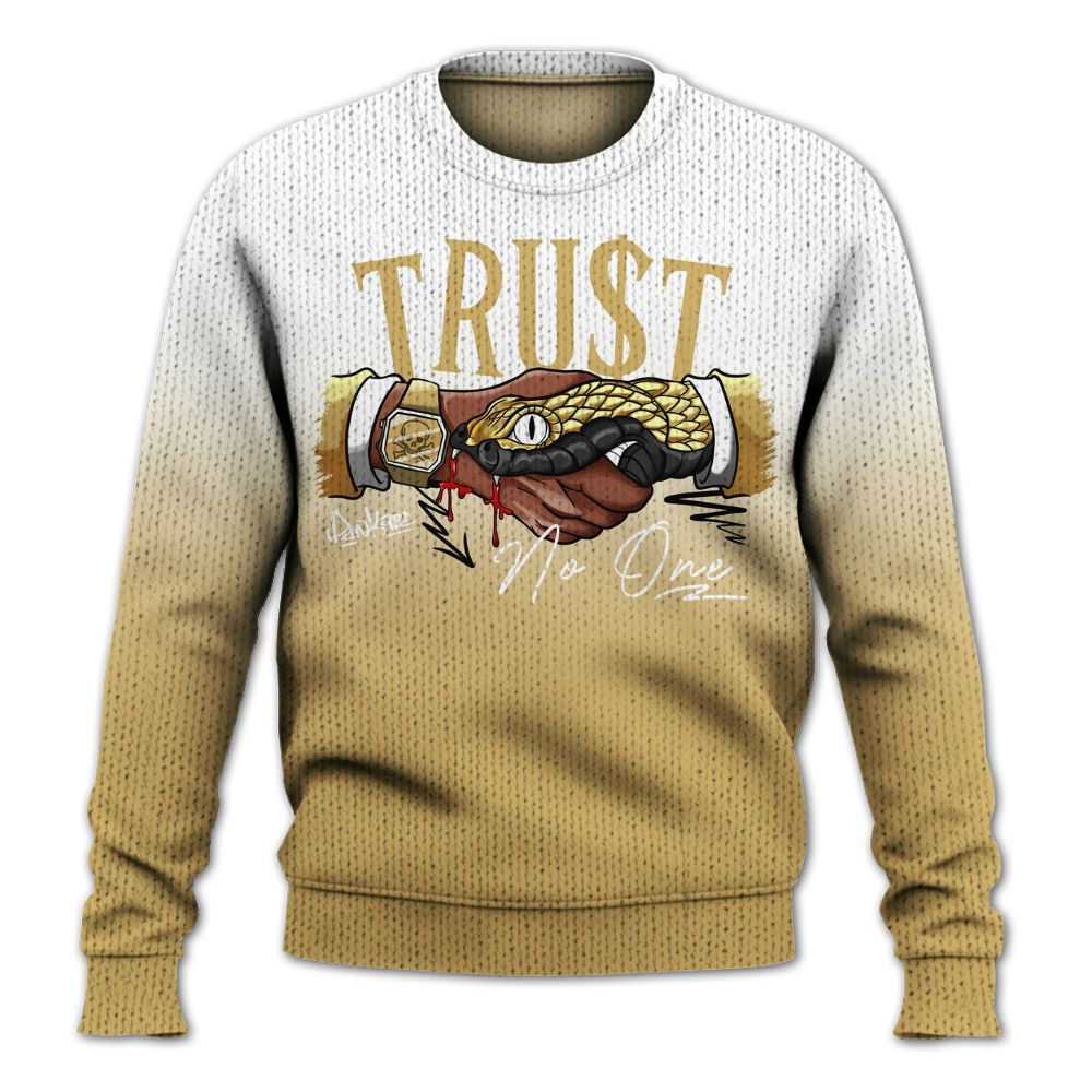 Knitted Sweater To Match Craft Paris 6s - Snake Trust No One Drip