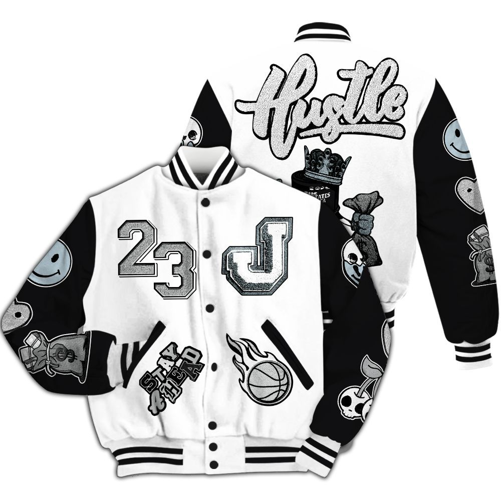 Varsity Jacket To Match Kobe 9 Protro Halo - Hustles Money Number 23 All Over Print