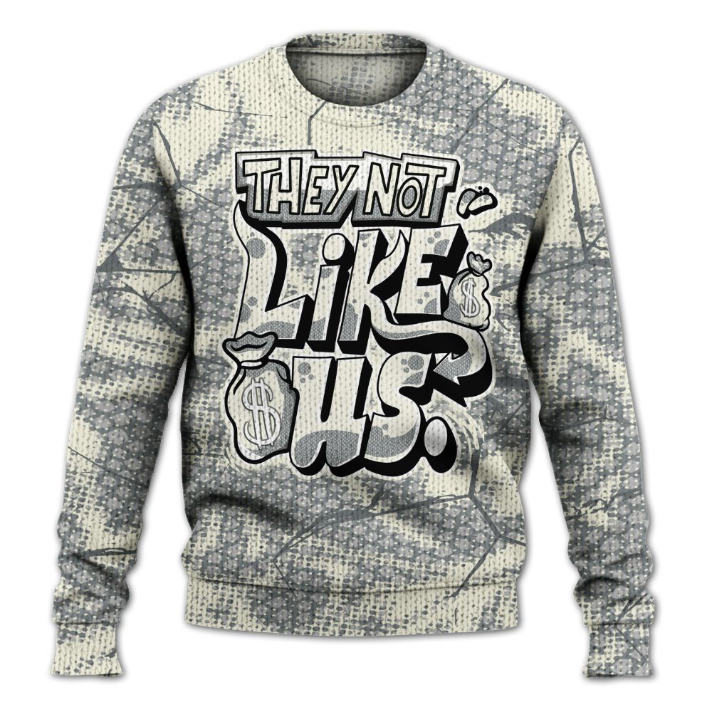 Knitted Sweater To Match Low CNY Year Of The Snake 11s - Dislike Us Graphic Unisex