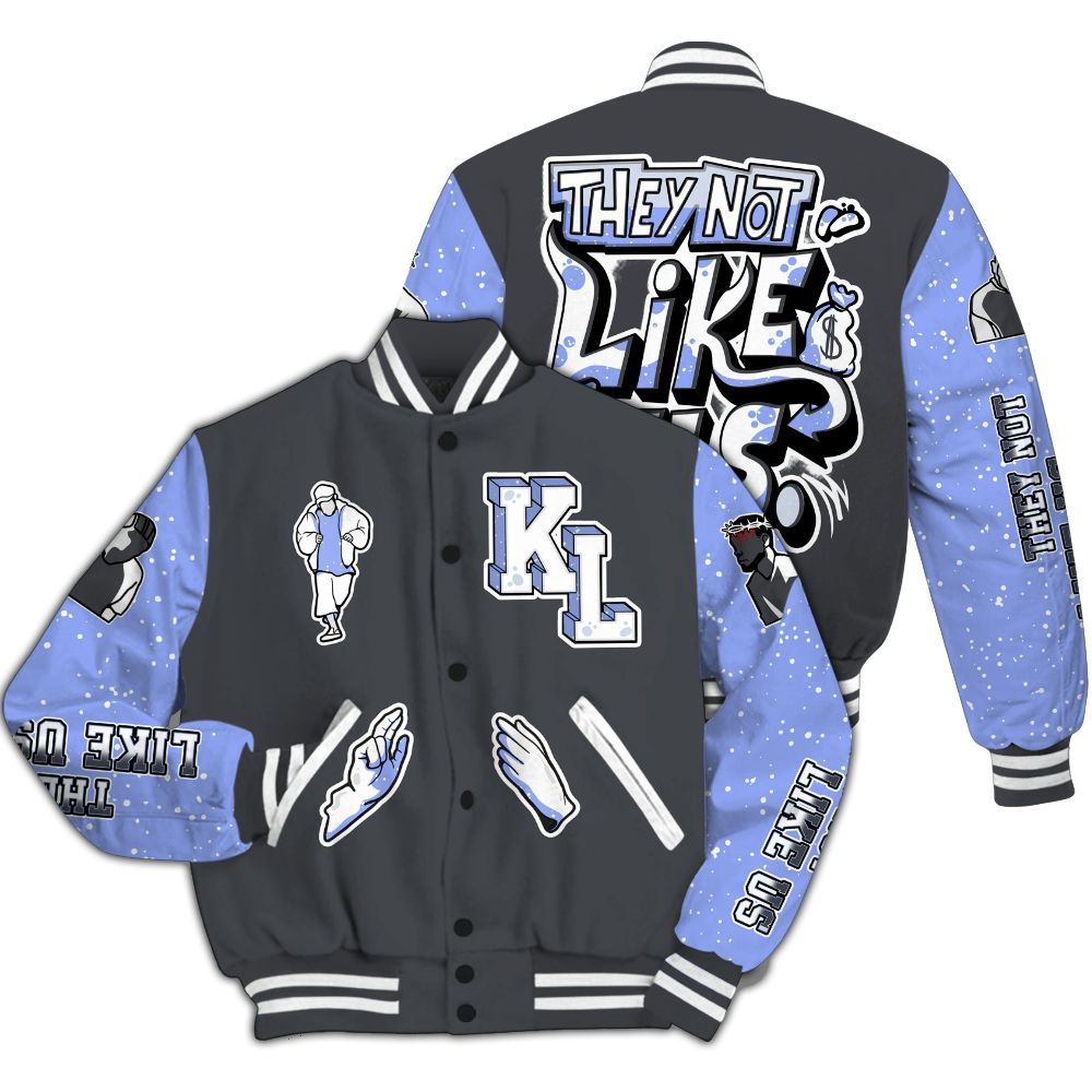 Varsity Jacket To Match Retro Awake Racer Blue - Dislike Us All Over Print