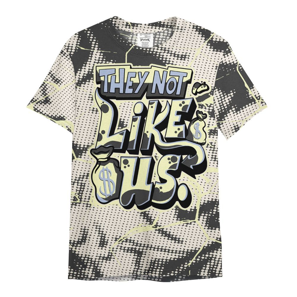 Shirt To Match Luminous Green 5s - Dislike Us Crack All Over Print