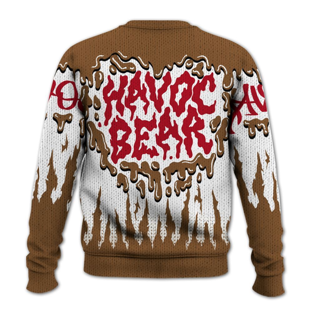 Knitted Sweater To Match Air Max 90 Escape - Havok Bear Dripping