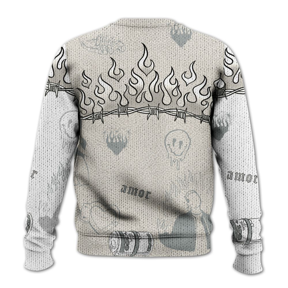 Sweater To Match Retro Pure Money 3s - Snake Trust No One Graphic