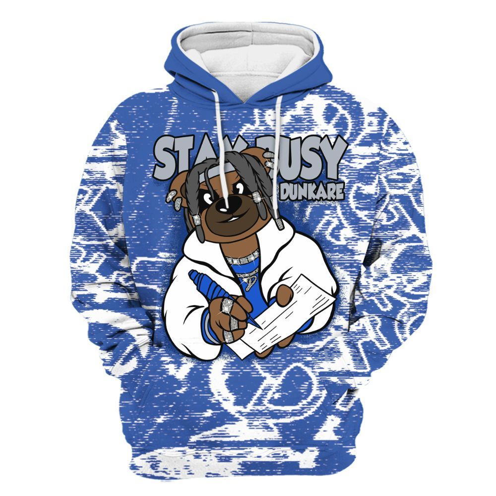 Hoodie To Match Air Foamposite One Royal - Maintain Activity Bear Avant-Garde All Over Print