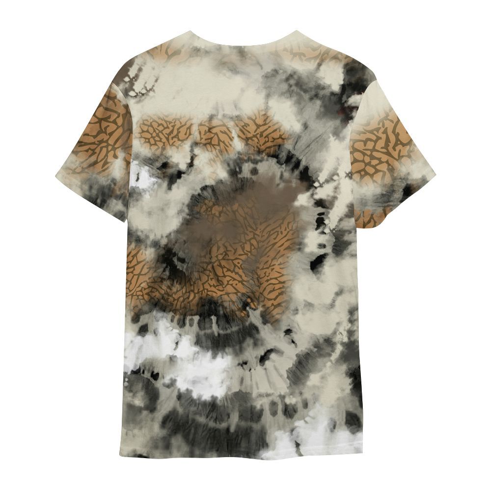 Shirt To Match Orewood Brown 3s - God Blessed Tie Dye All Over Print