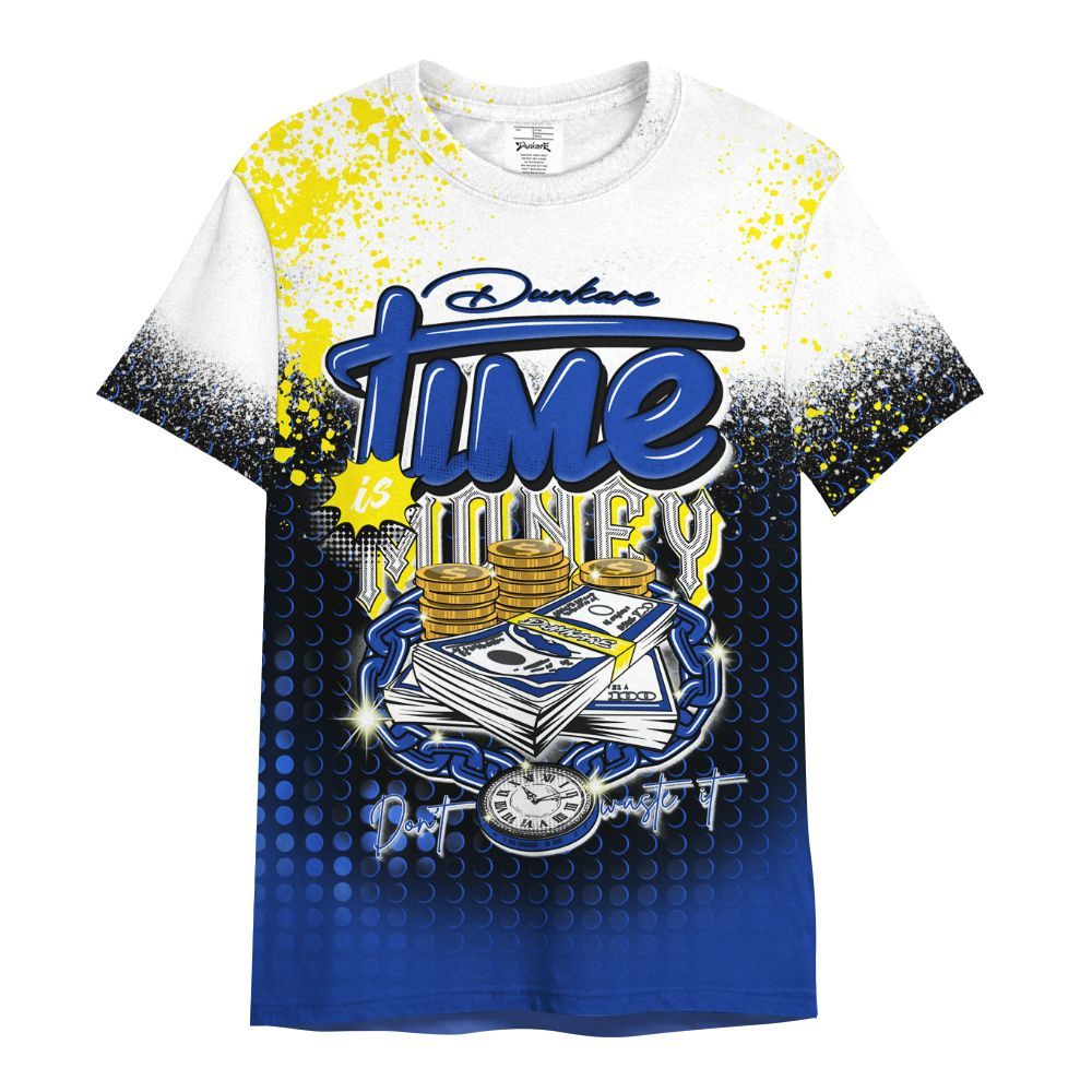Shirt To Match Laney 14s - Halftone Time Is Money All Over Print
