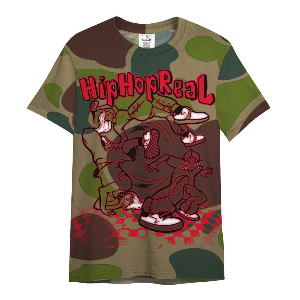 Shirt To Match Air Max 90 Duck Camo Red - Feel Life Street Style All Over Print