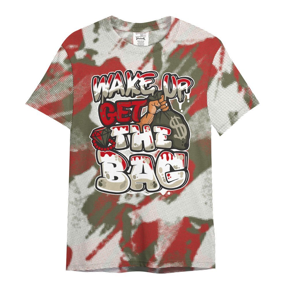 Shirt To Match Low OG Medium Olive 1s - Get More Bags Abstract All Over Print