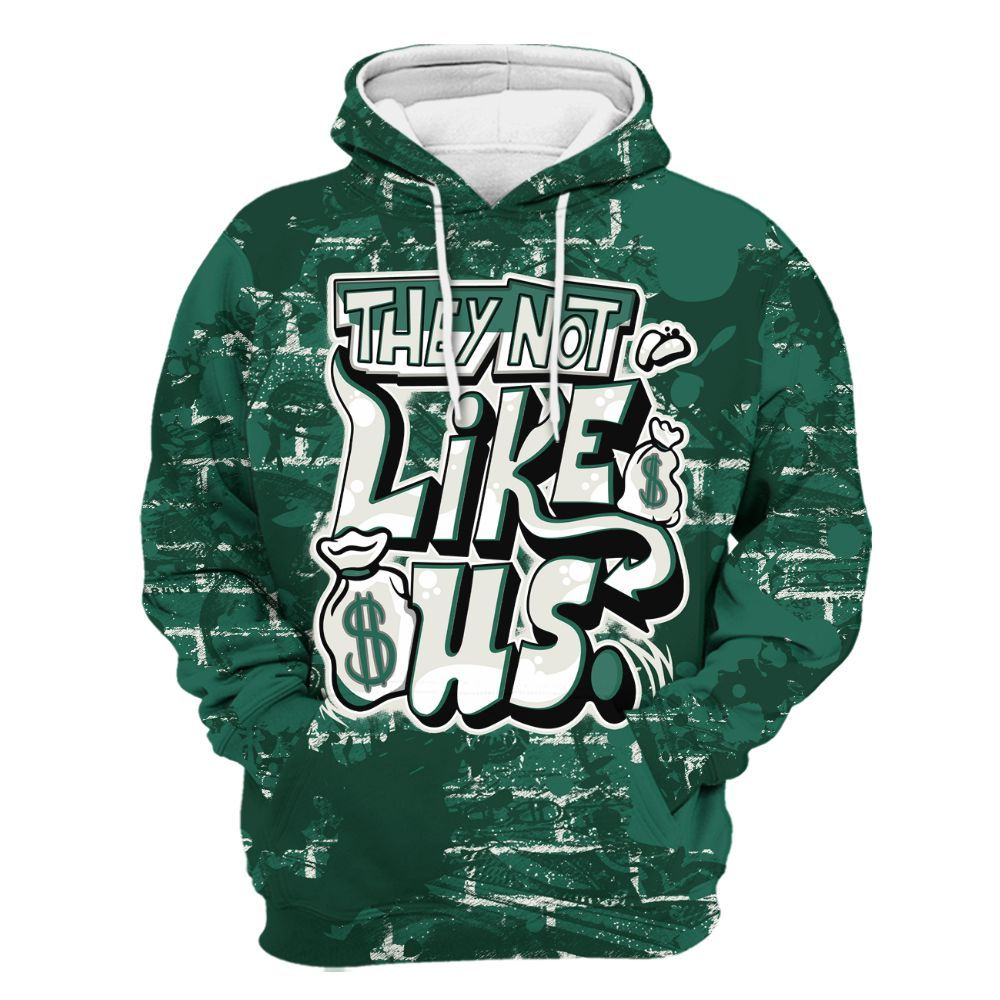 Hoodie To Match Oxidized Green 4s - Dislike Us Graphic Street Art All Over Print