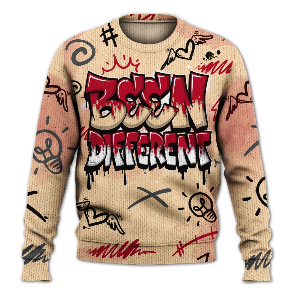 Sweater To Match Retro Pizza GS 4s - Drip Been Di2ferent Graphic