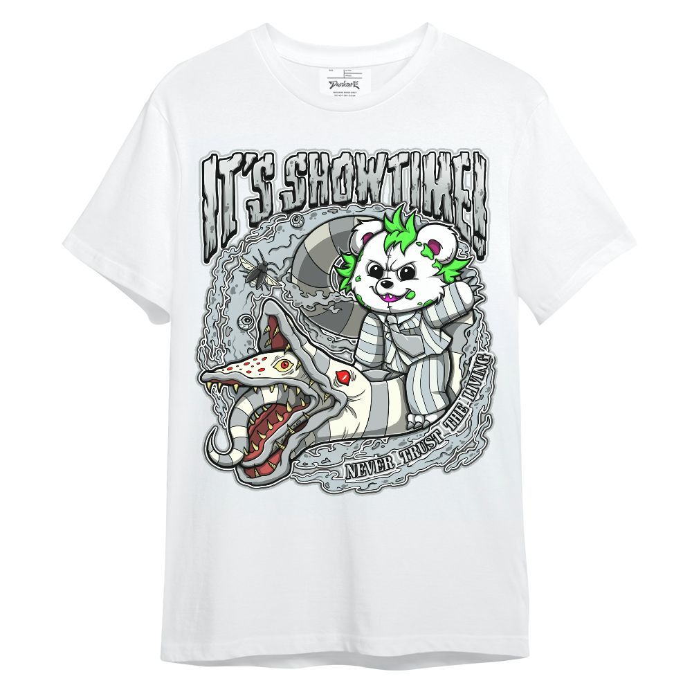 Shirt To Match Black Wolf Grey 12s - Showtime Beetle Juice Bear Halloween Unisex Shirt