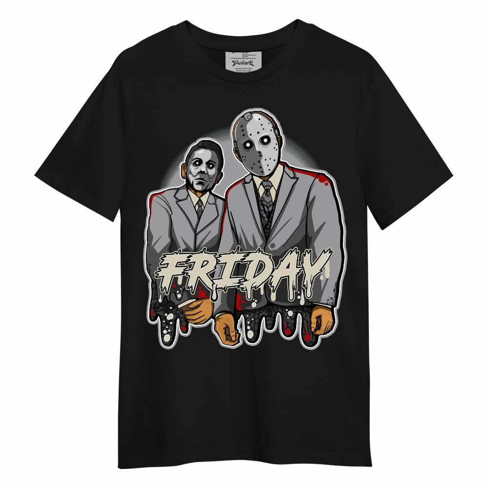 Shirt To Match Cement Grey 3s - Friday Halloween Graphic Unisex Shirt