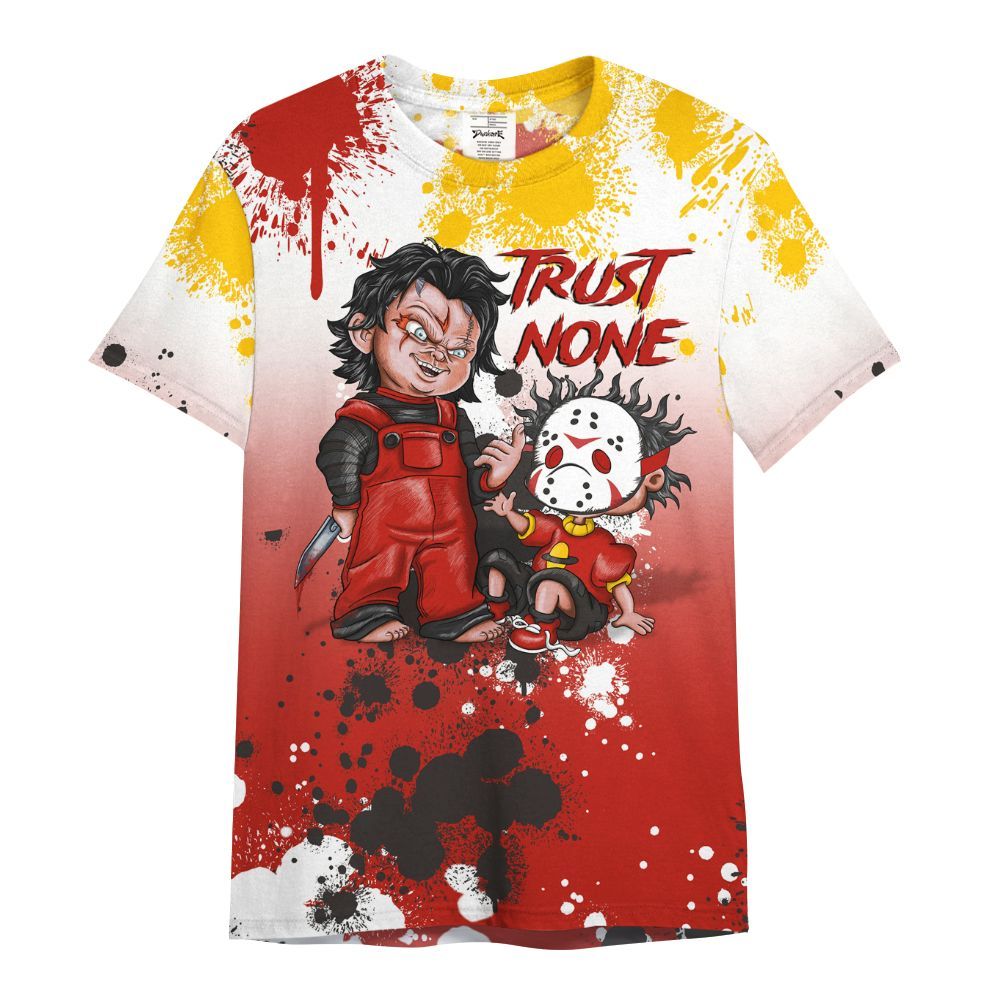 Shirt To Match Ferrari 4014s - Trust No One Scary All Over Print