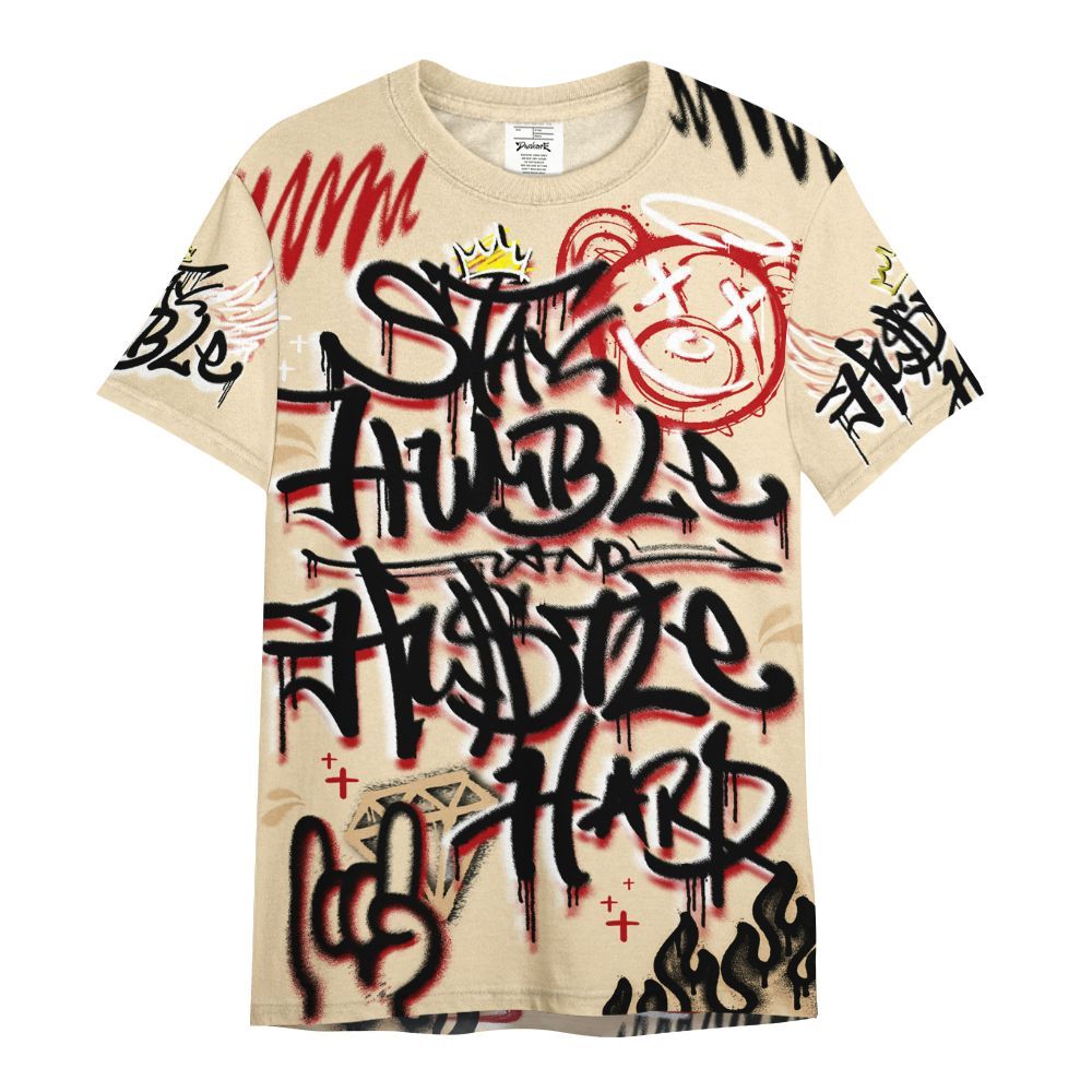Shirt To Match Dunk Low Strawberry Waffle - Humble Drip Streetwear Graffity All Over Print