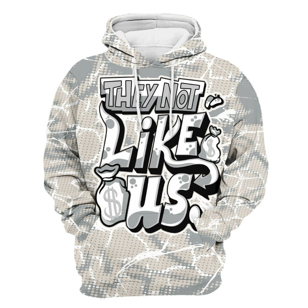 Hoodie To Match Retro Pure Money 3s - Dislike Us Crack All Over Print