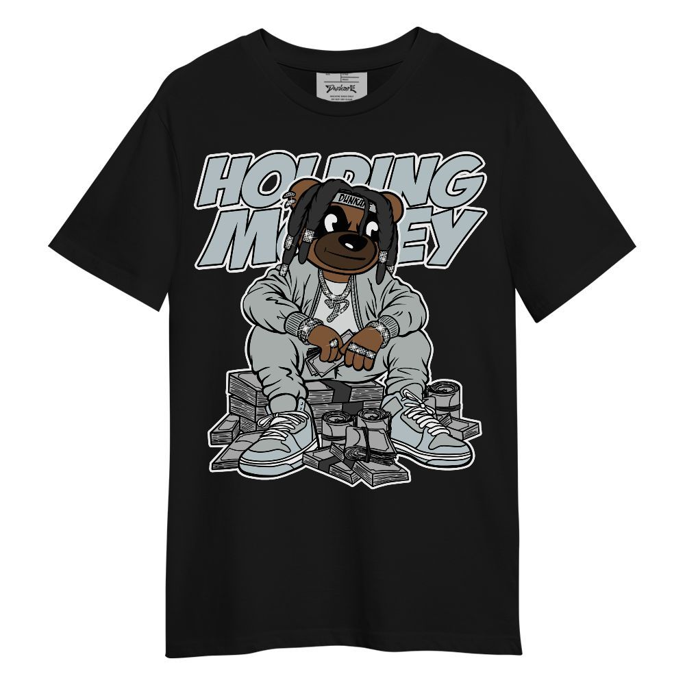 Shirt To Match Black Wolf Grey 12s - Possessing Moneys Bear Unisex Shirt