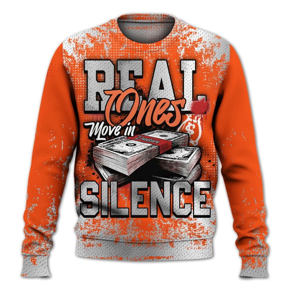 Sweatshirt To Match Kobe 6 Protro Total Orange - Move In Silence Money Street Retro All Over Print