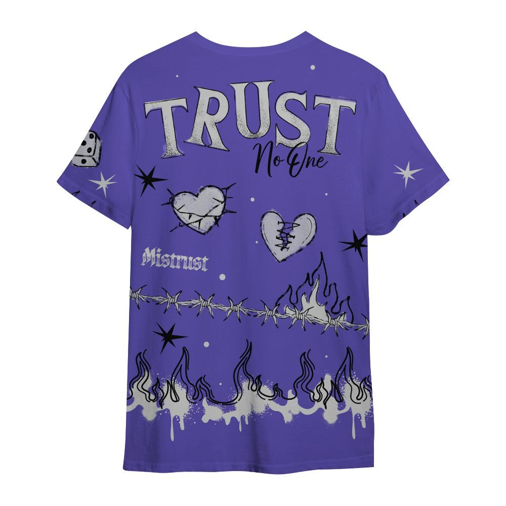 Shirt To Match Retro Concord 5s - Trust No One Snake-Bite Doodle Crayon All Over Print