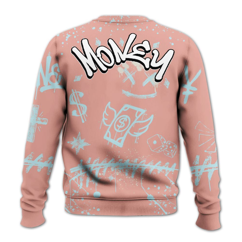 Sweatshirt To Match Dunk Low Glacier Arctic - Everybody Paid In Full Crayon All Over Print