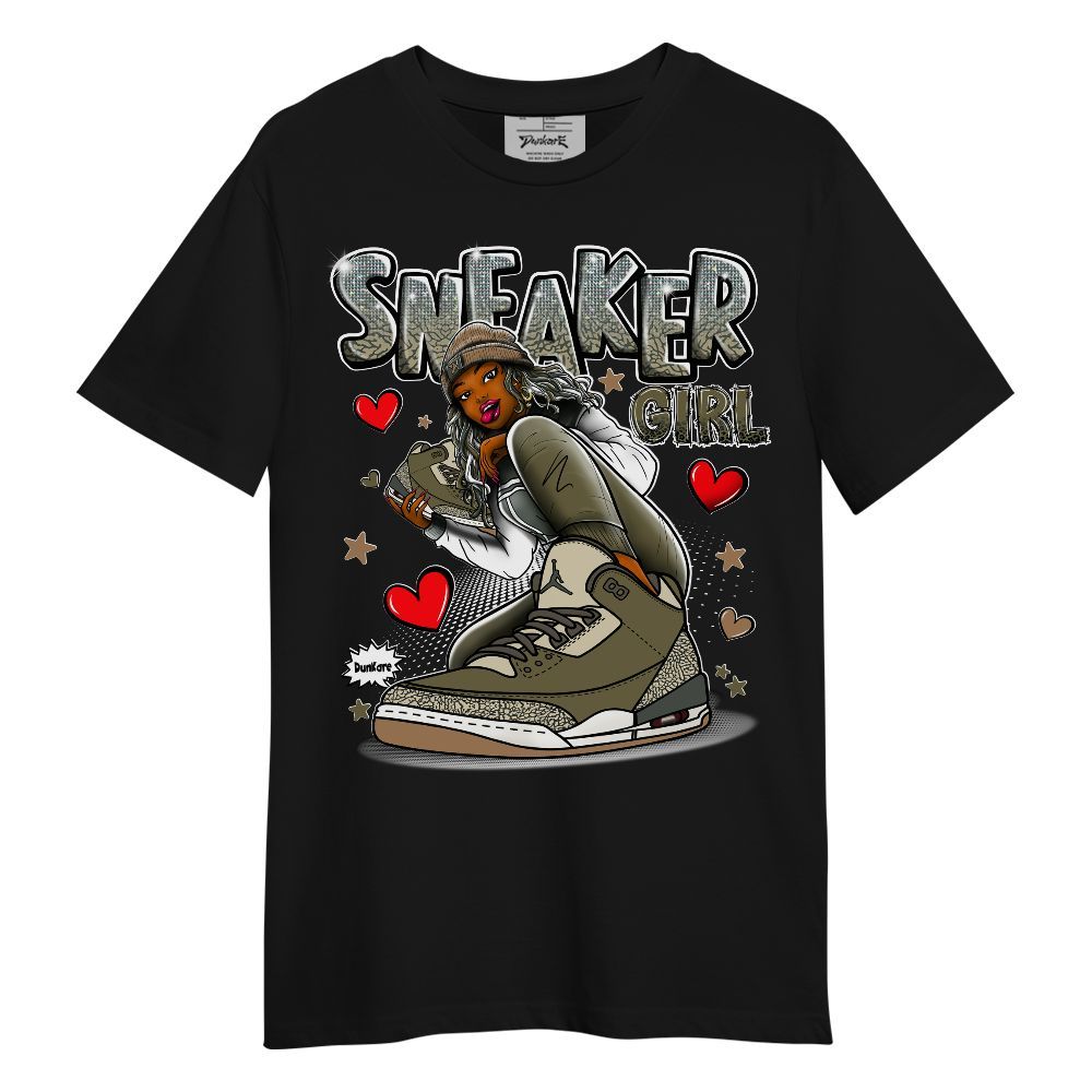 Shirt To Match Retro Family Affair 3s - Sneaker Girl With Shoes Graphic