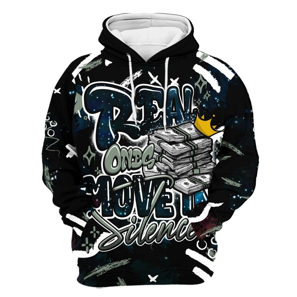 Hoodie To Match Air Foamposite One Galaxy - Real Ones Move In Streetwear All Over Print