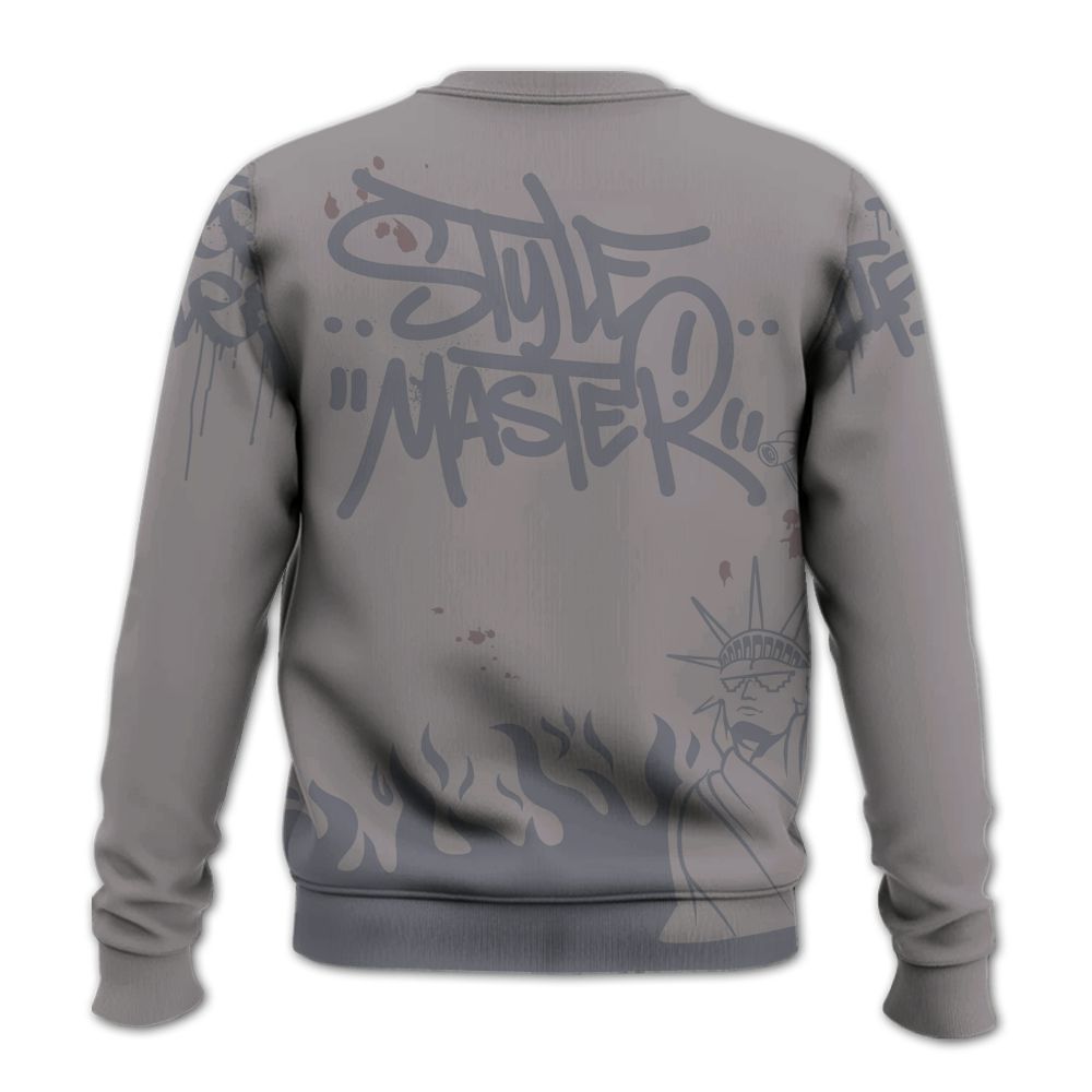 Sweatshirt To Match Cool Grey 11s - Graphic Fck Around Find Out All Over Print