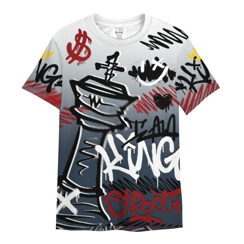 Shirt To Match Retro Olympic 6s - Street King Chess Streetwear All Over Print