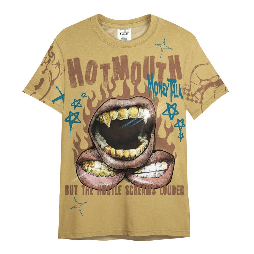 Shirt To Match Retro Cacao Wow 4s - Mouth Burning Street Style All Over Print