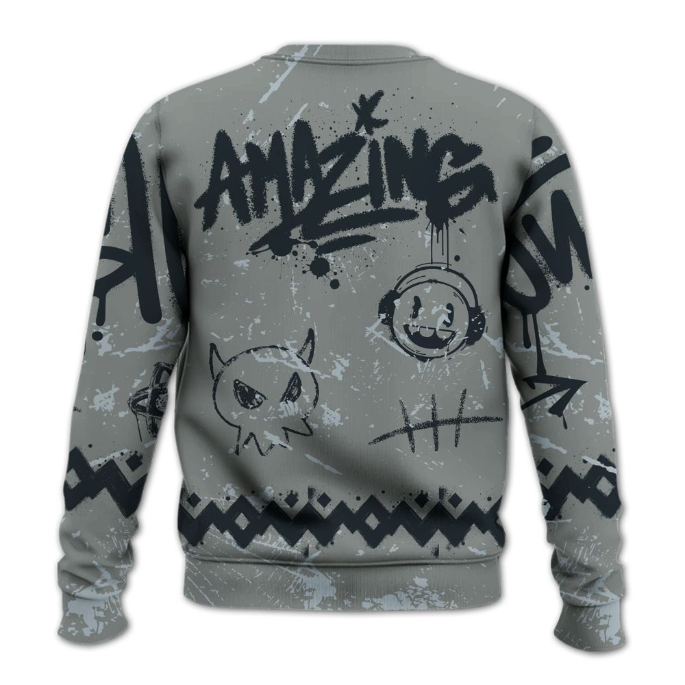 Sweatshirt To Match Retro Georgetown 6s - Friday Sneaker Crayon All Over Print