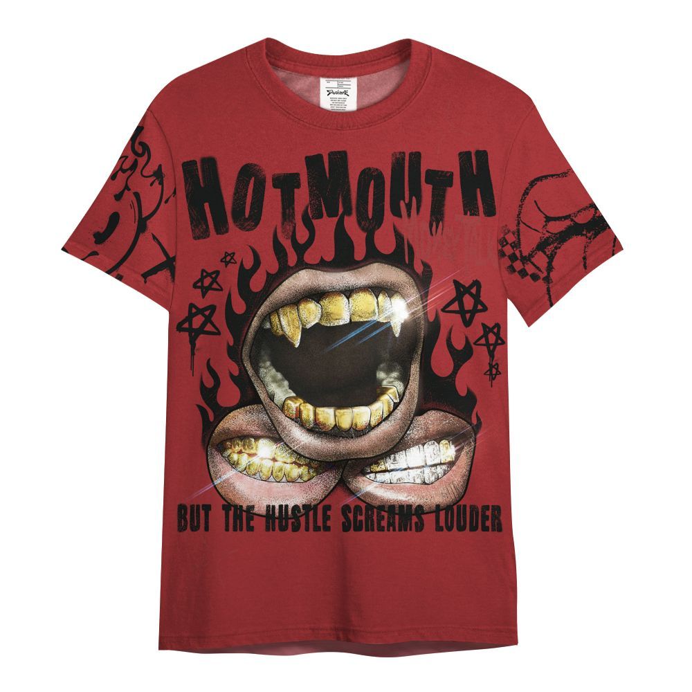 Shirt To Match Alternate Flu Game 12s - Mouth Burning Street Style All Over Print