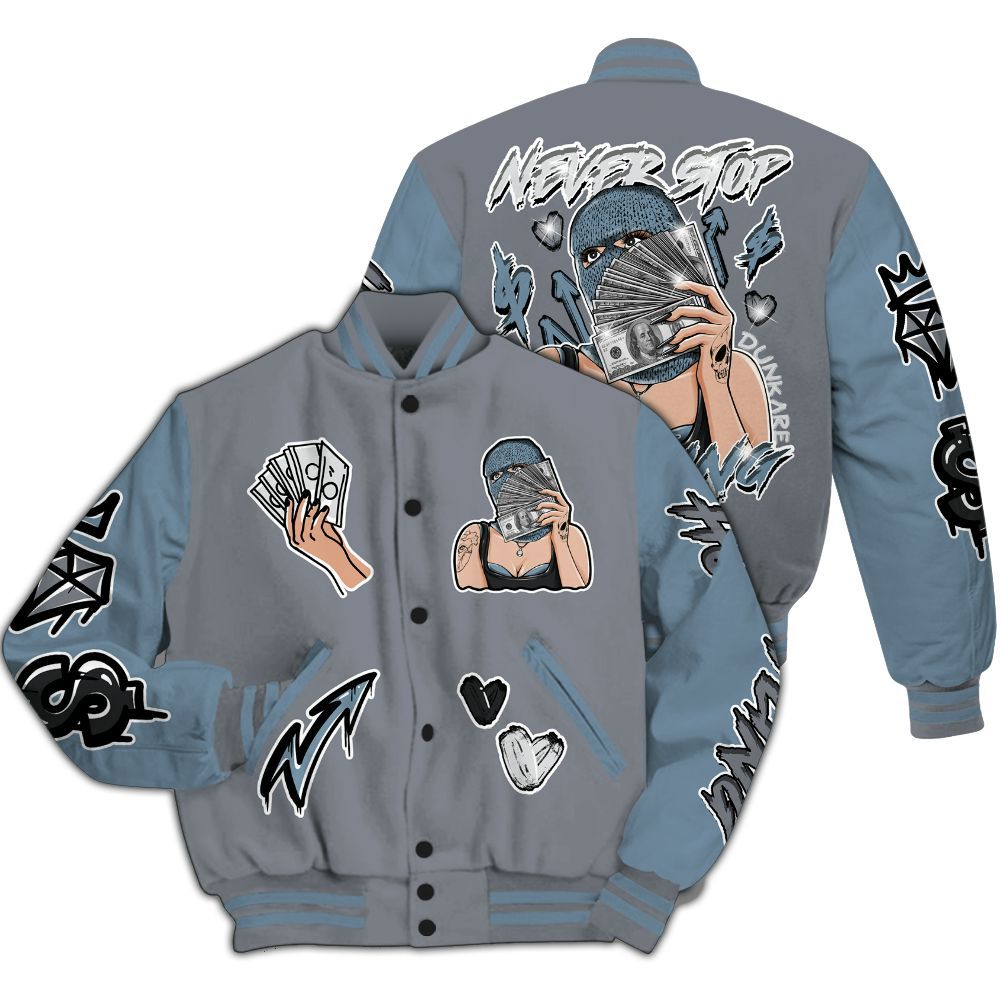 Varsity Jacket To Match Air Max DN Silver Bullet - Hustling Unique All Over Print