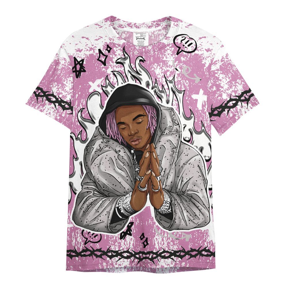 Shirt To Match Neutral Grey Black White Orchid 4s - Trappin' Unique Graphics All Over Print