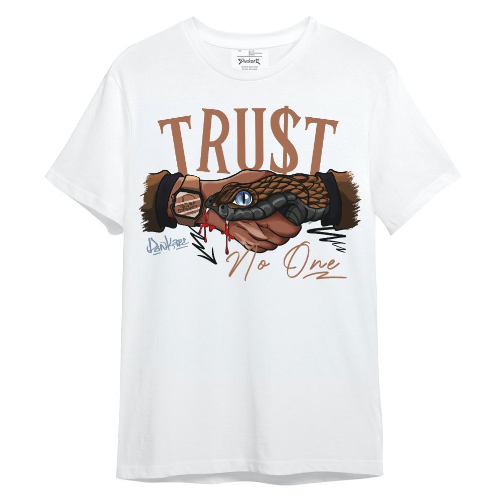 Shirt To Match Air Foamposite Metallic Copper - Snake Trust No One Unisex Shirt