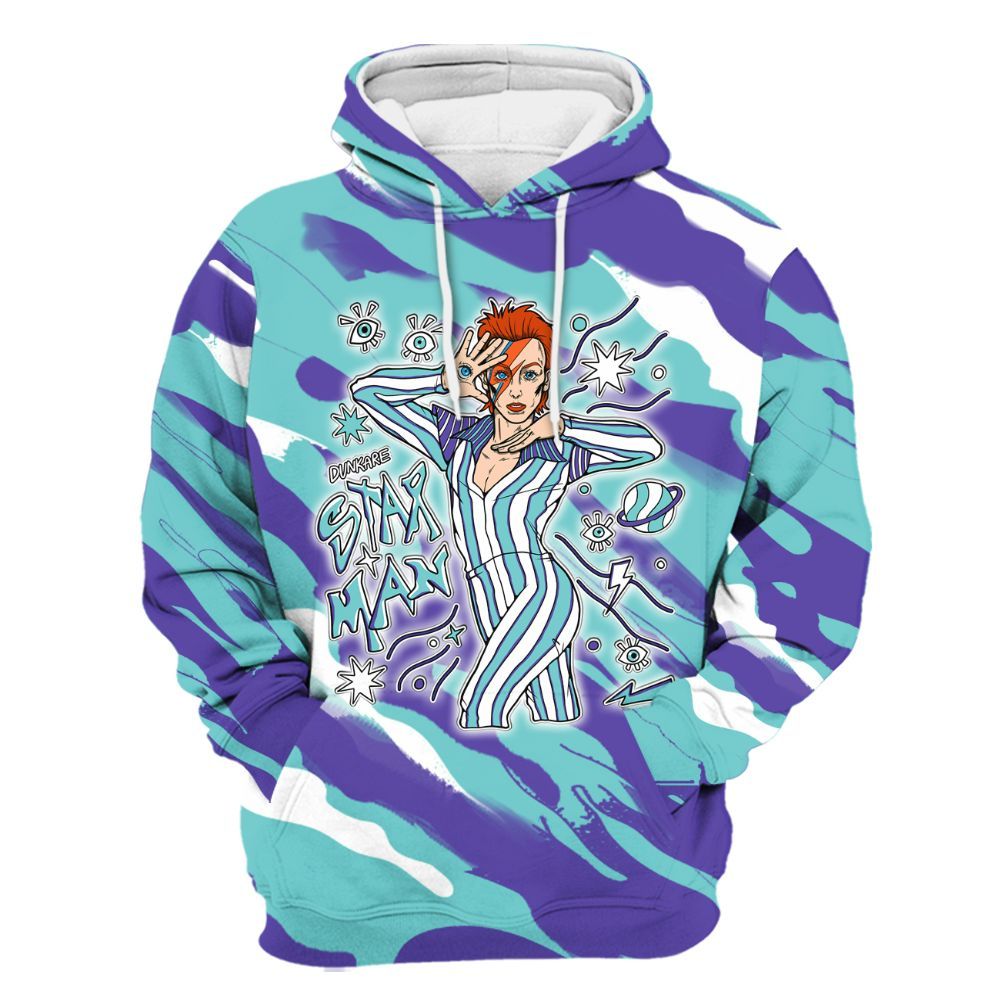 Hoodie To Match Low Hornets 1s - Starmans Graphics Colored All Over Print