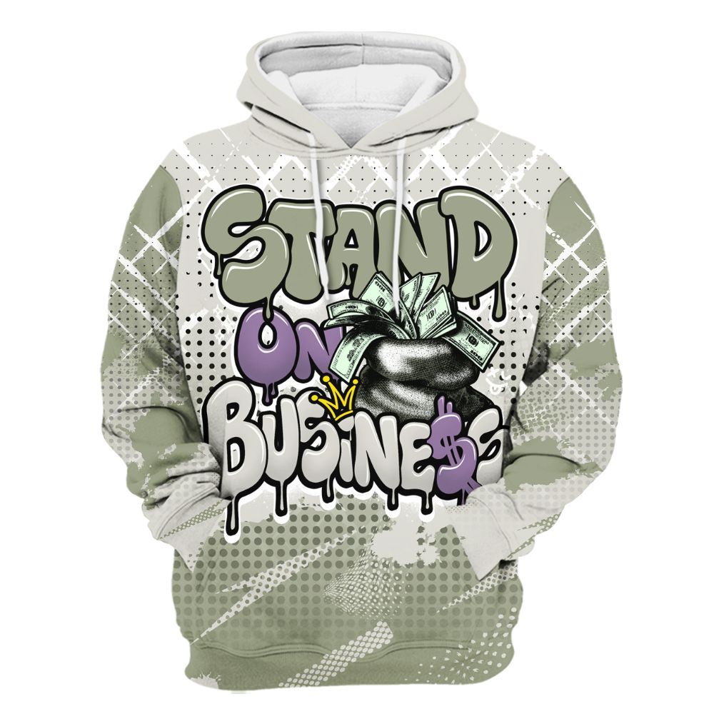 Hoodie To Match Dunk Low Floral Swoosh 2025 - Halftone Stand Business Dripping All Over Print