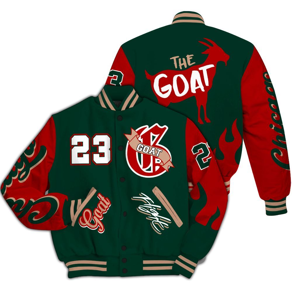 Varsity Jacket To Match Bin 23 8s - The G.O.A.T Streetwear All Over Print