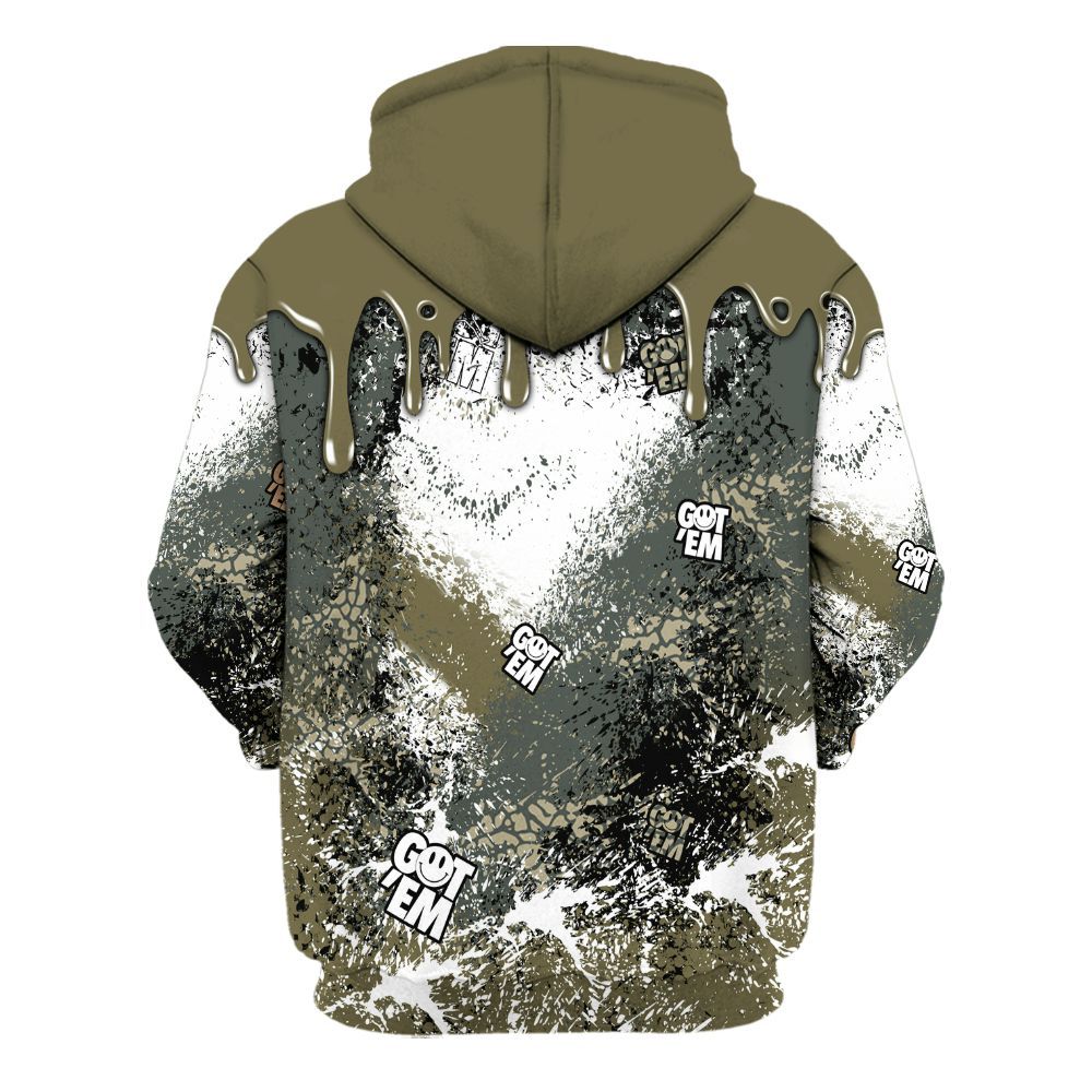 Hoodie To Match Retro Family Affair 3s - Dripping 23 Drip All Over Print