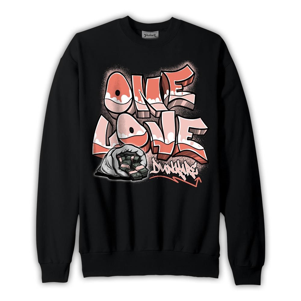 Sweatshirt To match Legend Pink 11s Sweatshirt - One Love Graffiti Graphic