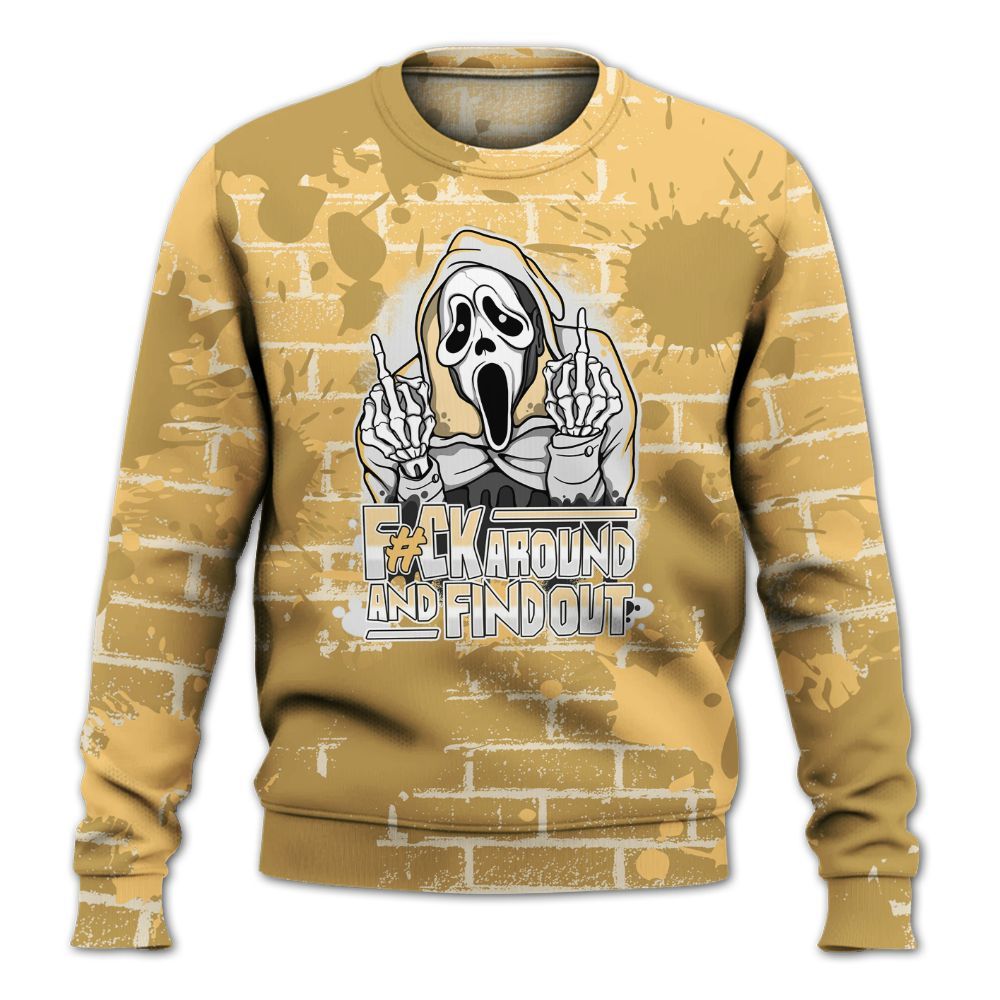 Sweatshirt To Match Craft Paris 6s - F#CK And Find Out Graphic Halloween All Over Print