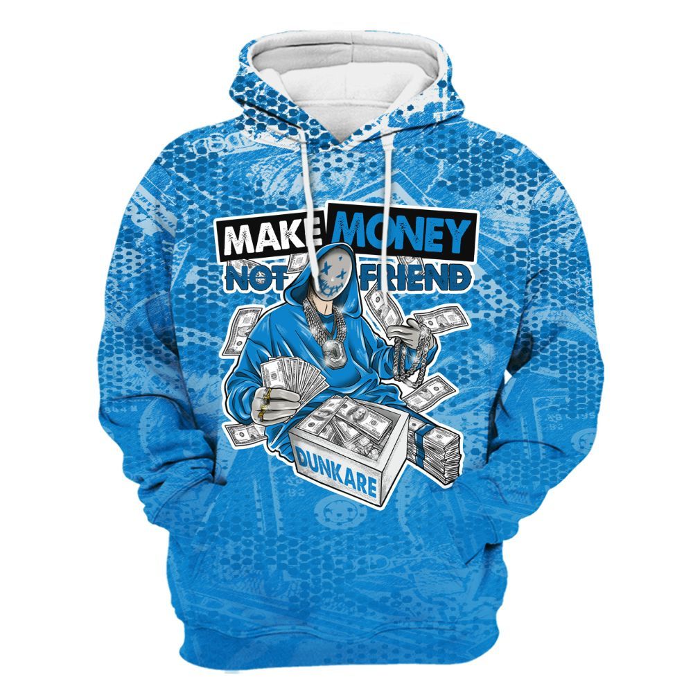 Hoodie To Match Industrial Blue 4s - Make Moneys Unique All Over Print