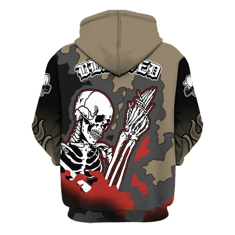 Hoodie To Match Olive 9s - Prayed For Enemies Graphic Blessing All Over Print