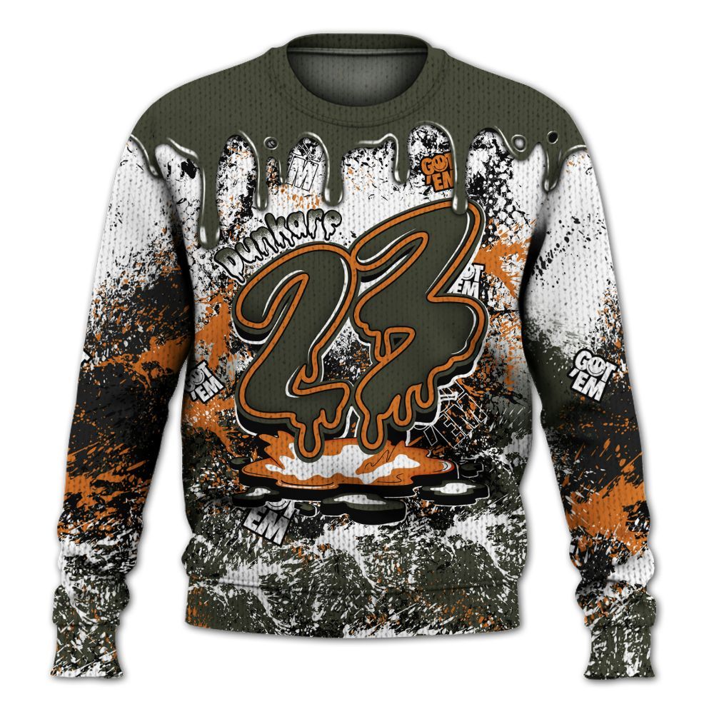 Sweater To Match Retro Undefeated 4s - Dripping 23 Drip Graphic