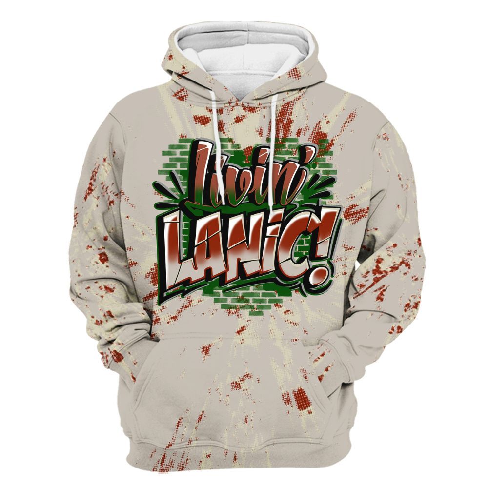 Hoodie To Match El Grito 5s - Living Large Graphic Luxury All Over Print