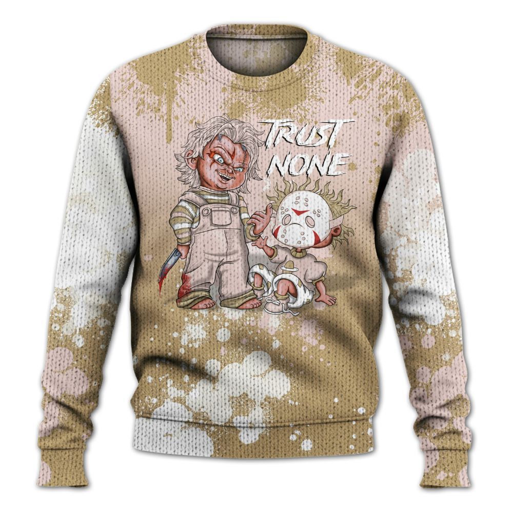 Knitted Sweater To Match Low Linen 2025 1s - Trust No One Scary