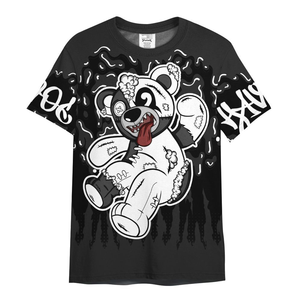 Shirt To Match Black Cat NET 4s - Havok Bear Dripping All Over Print